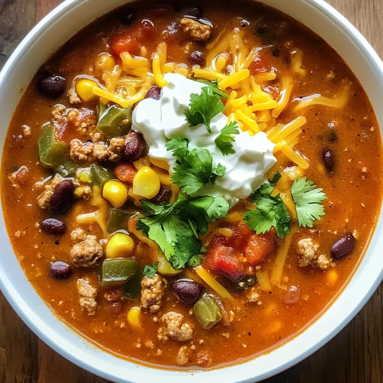 The Best Creamy Taco Soup