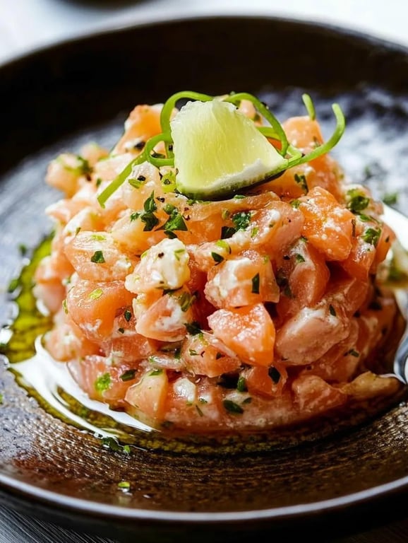25-Minute Salmon Tartare (Easy Appetizer!)