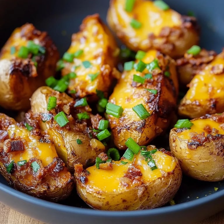 Gefüllte Ofenkartoffeln