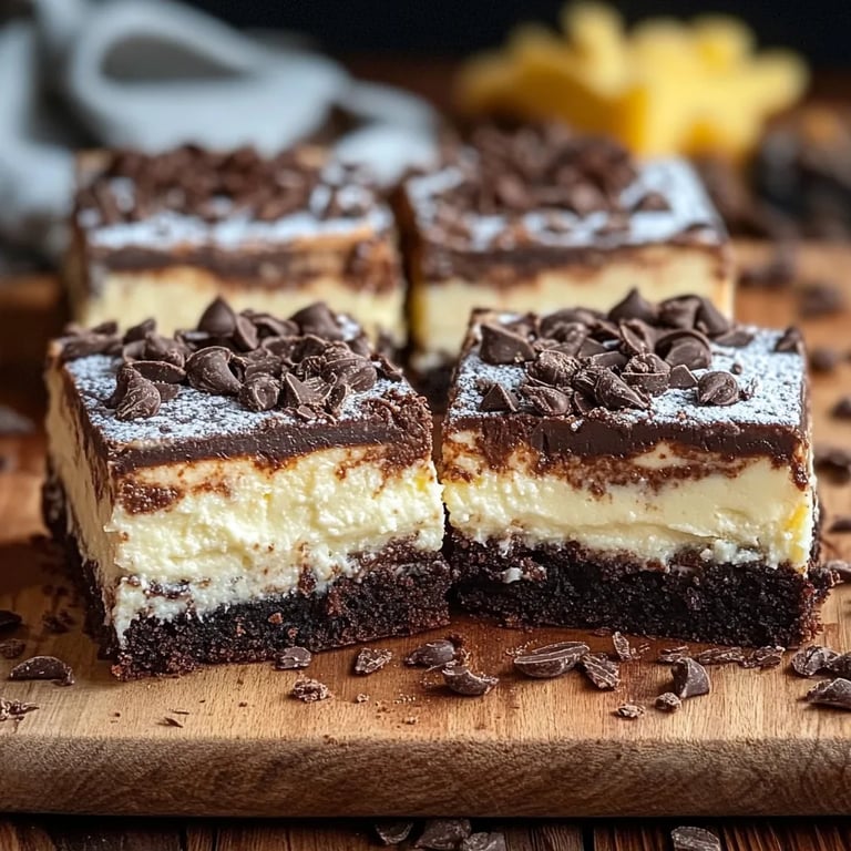 Köstliche Cheesecake Brownies ganz einfach selbst gemacht