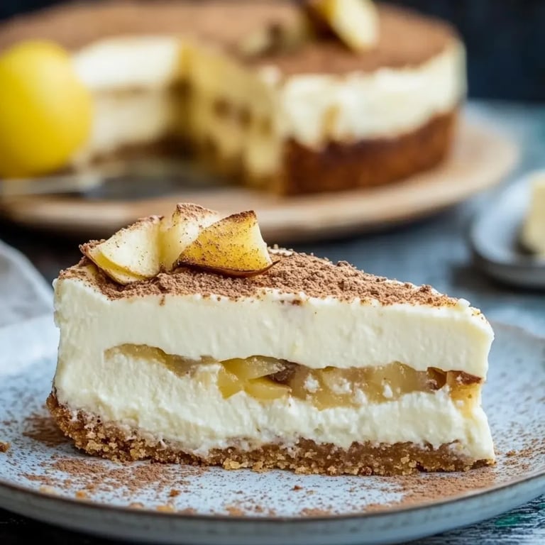 Apfel-Salzkaramell-Käsekuchen