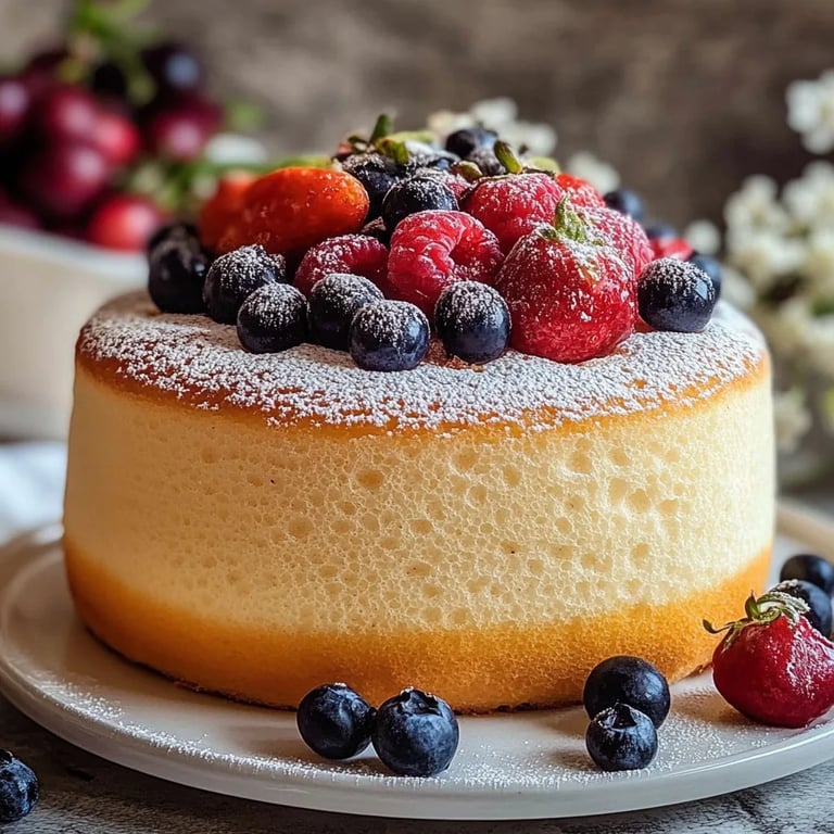 Rezept für einen leichten und luftigen Biskuitkuchen: Ein einfaches Dessert für alle!