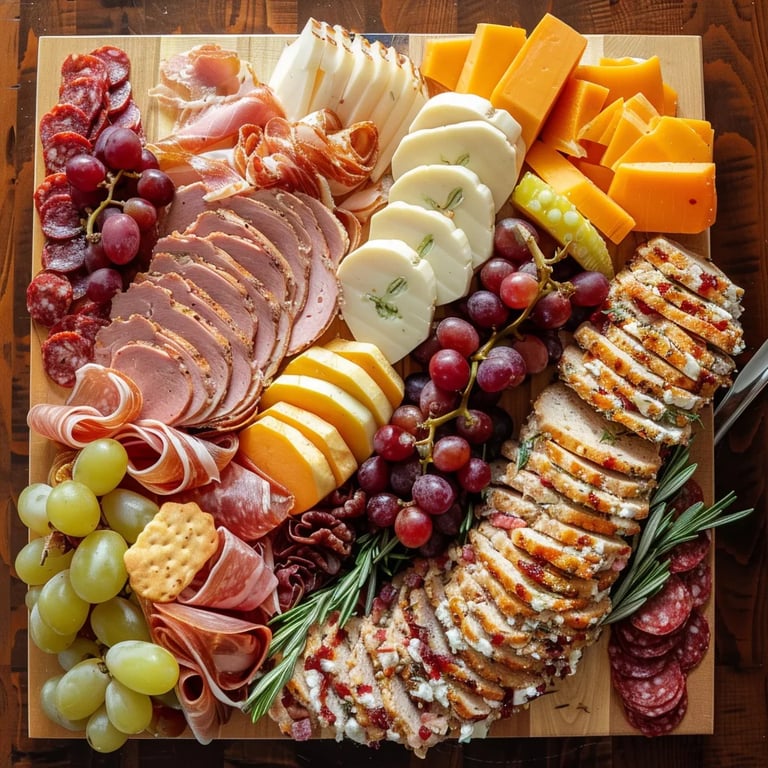 Thanksgiving Turkey Charcuterie Board