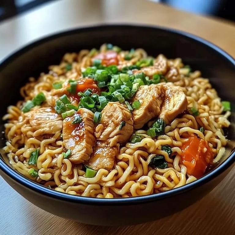 Hühnchen-Ramen-Pfanne: Ett fantastiskt ultimata recept