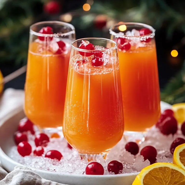 Holiday Mimosa Punch