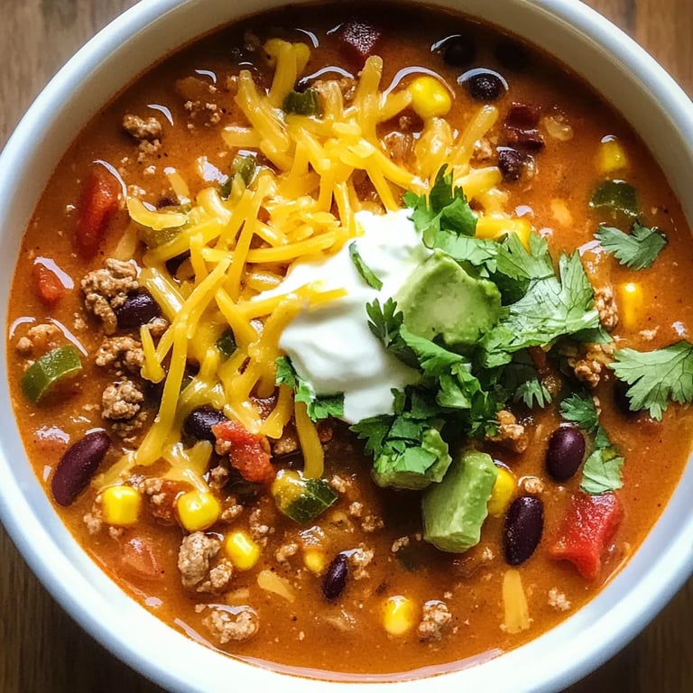 The Best Creamy Taco Soup