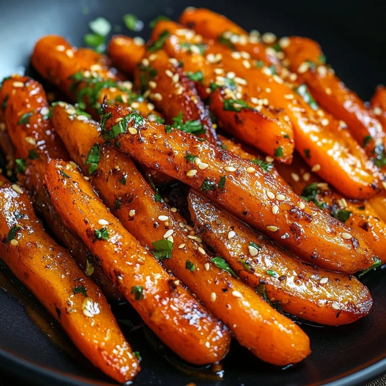Brown Sugar Honey Glazed Carrots