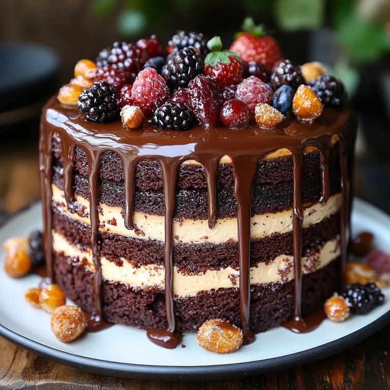 Bolo de Camadas de Chocolate com Caramelo e Nozes: A Receita Incrível e Definitiva para Impressões Duradouras