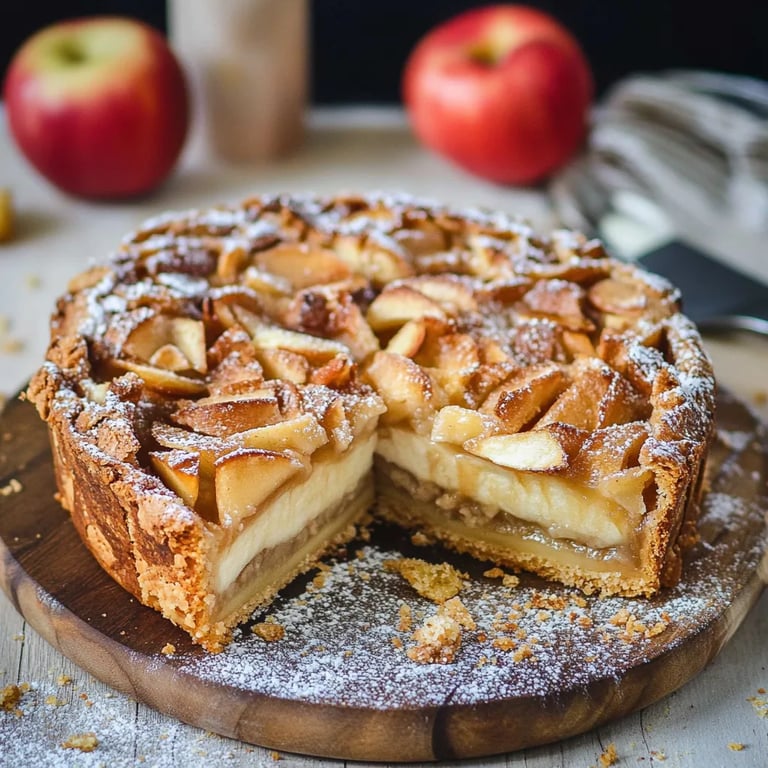 Unsichtbarer Apfelkuchen