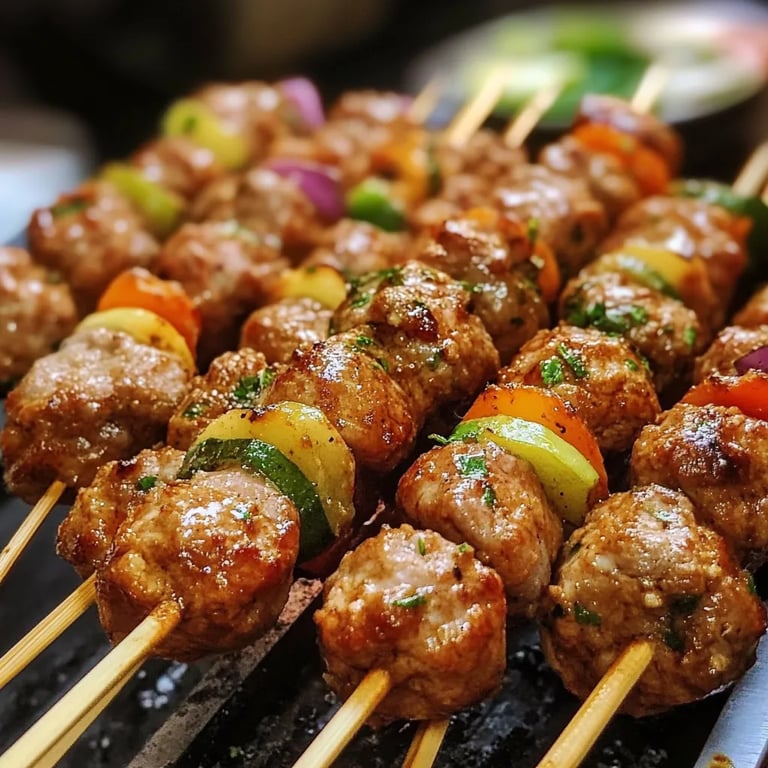 Turkey Kebab Skewers