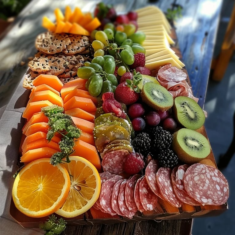 Summer Fruit Charcuterie Boards