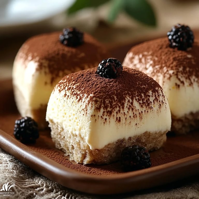 Kleine Tiramisu-Kugeln