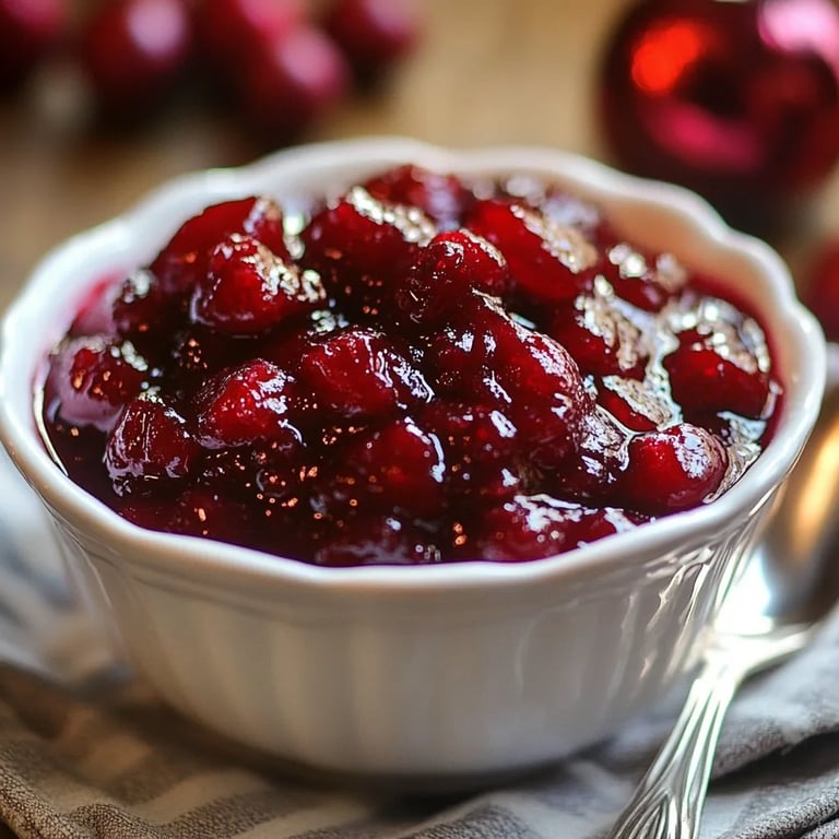 Tasty Christmas Cranberry Sauce