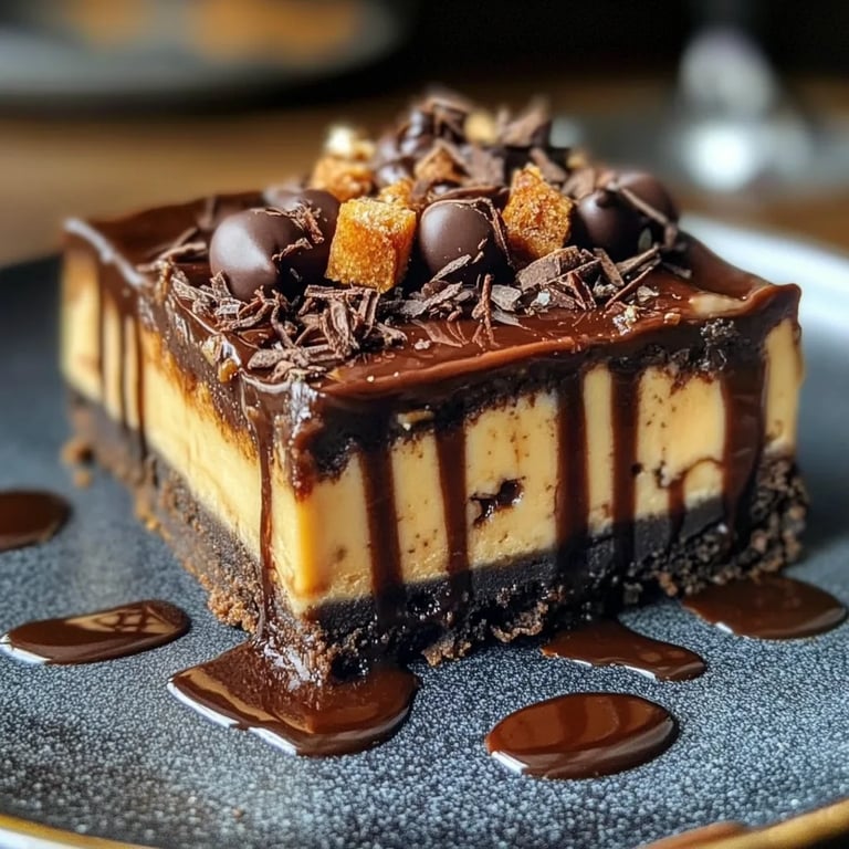 Karamell-Brownie-Käsekuchen