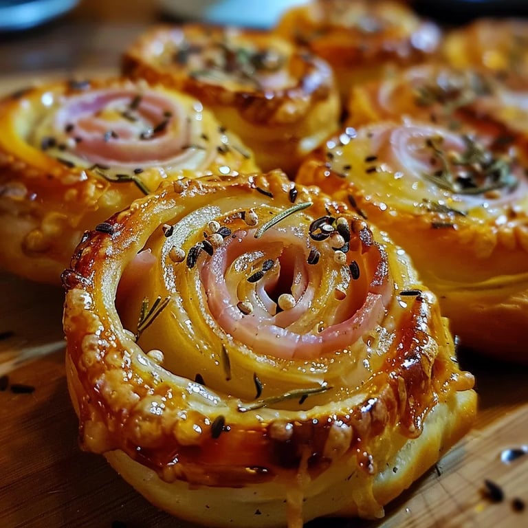 Ham and Cheese Pinwheels