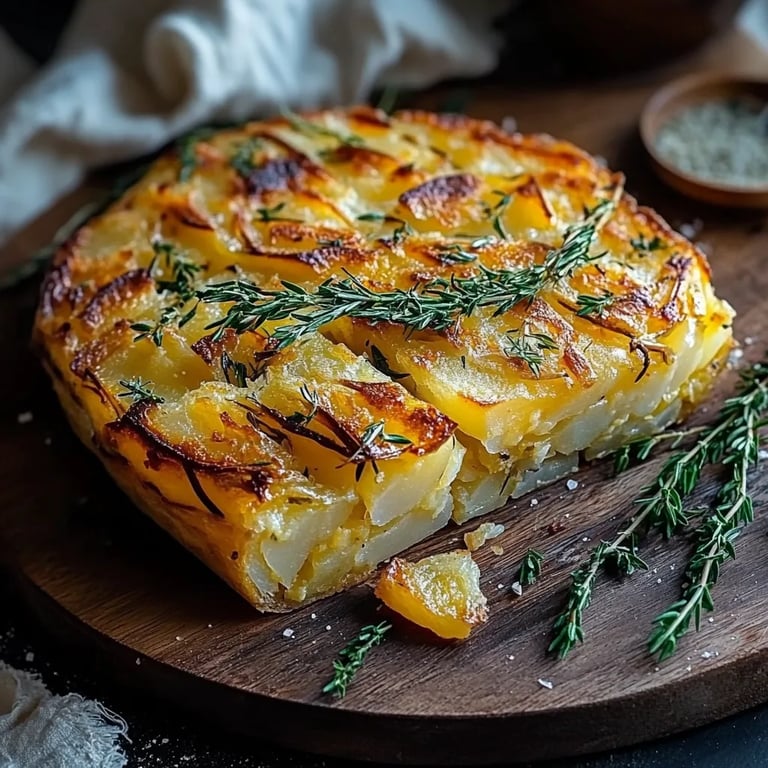 Leckerer vegetarischer Kartoffelauflauf für jeden Tag