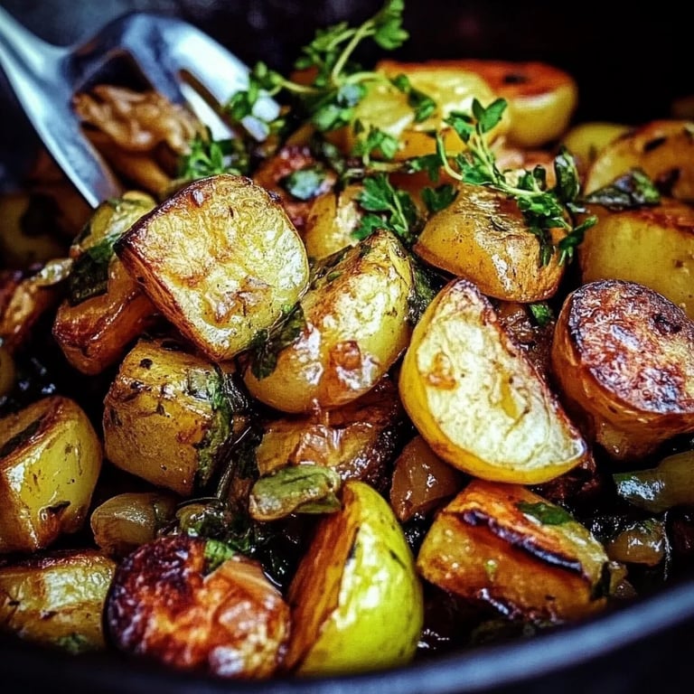 Ofen geröstete Süßkartoffeln und gerösteter Rosenkohl
