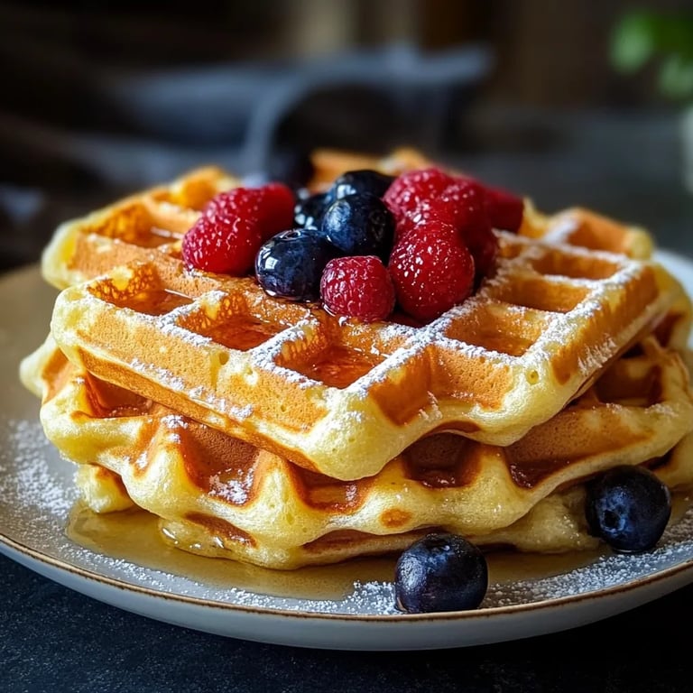 High Protein Waffles with 45g Protein