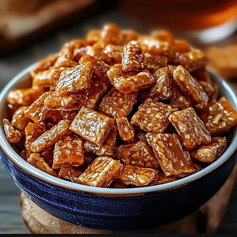 Irresistible Toffee Chex Mix
