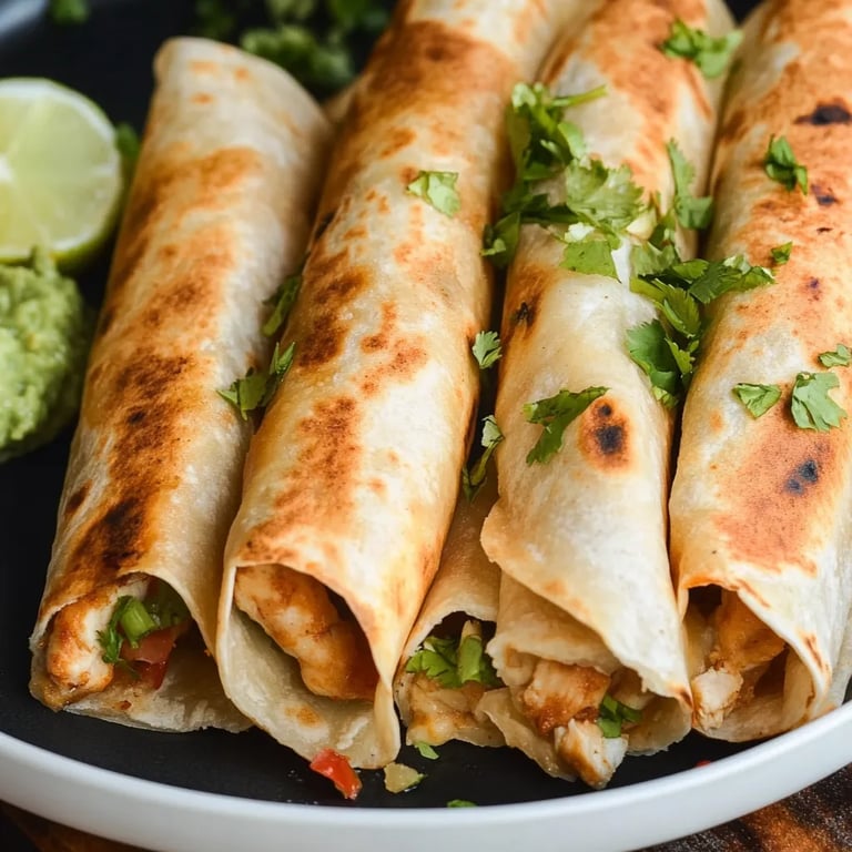 Easy Gluten Free Chicken Taquitos Recipe