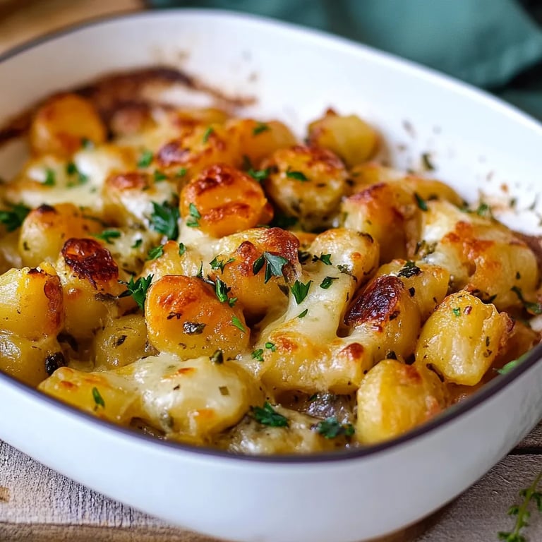 Gnocchi-Kürbis-Auflauf mit Lauch