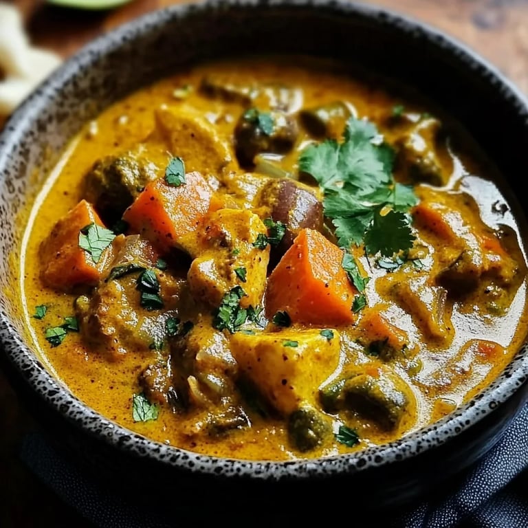 Indisches Kürbis-Curry