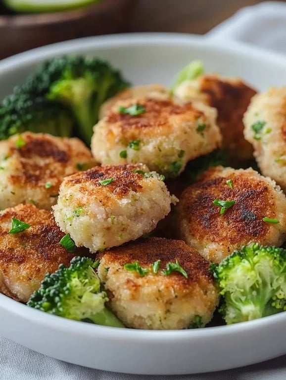 Nutritious Chicken and Broccoli Nuggets for Baby