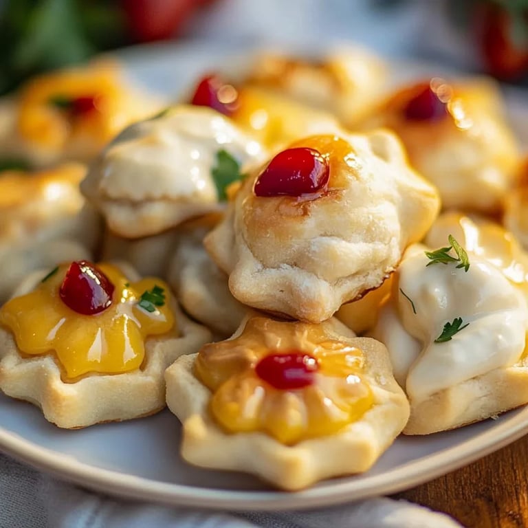 Knusprige Burgenländer-Plätzchen mit fruchtiger Geleefüllung