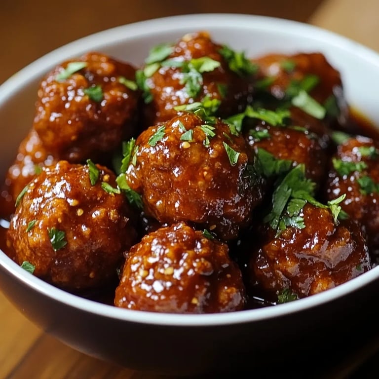 Sweet Chili Meatballs Crockpot