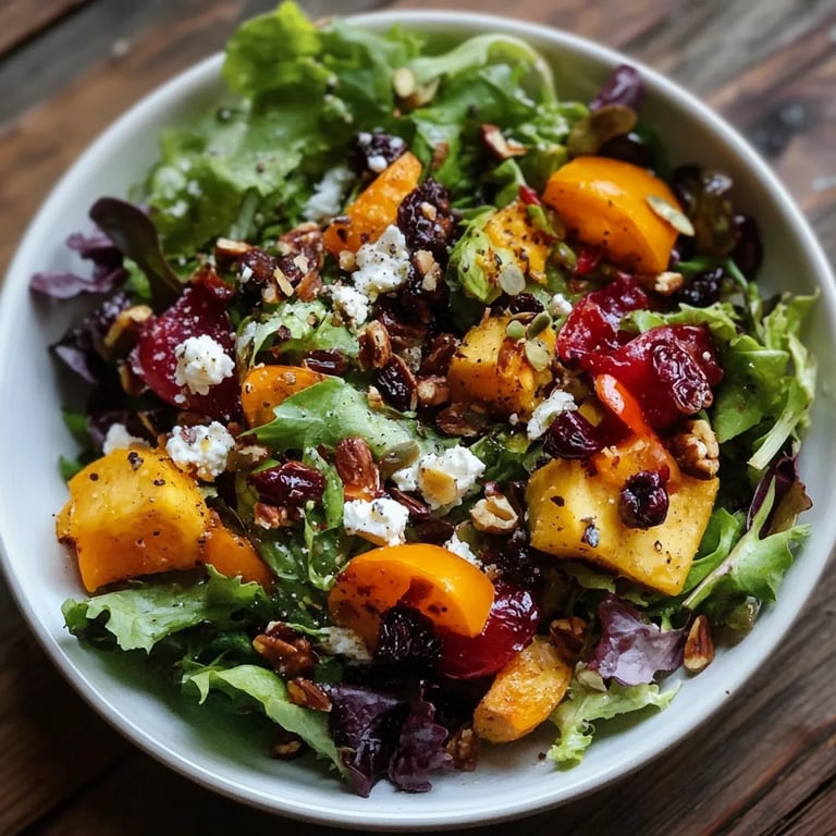 35-Minute Fall Salad with Maple Dressing