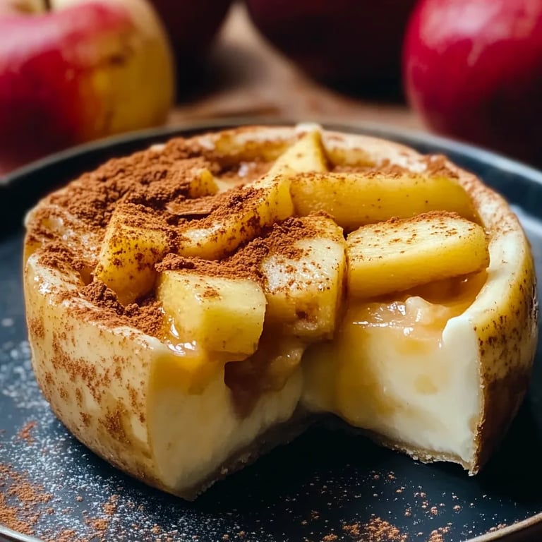 Winterlicher Apfel-Dessert