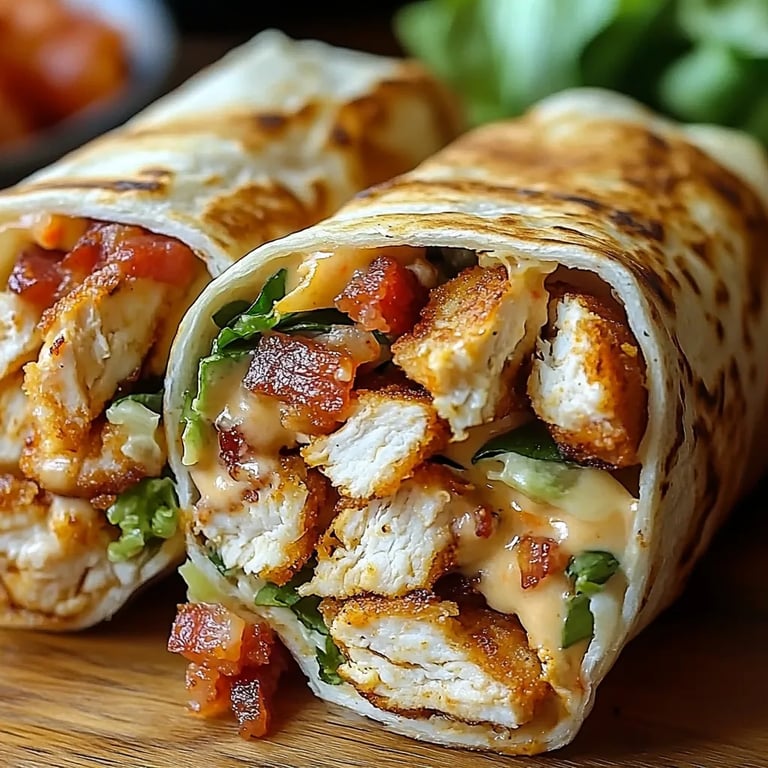 <p>Spicy & Creamy Chicken Bacon Wraps: An Incredible Ultimate Recipe</p>