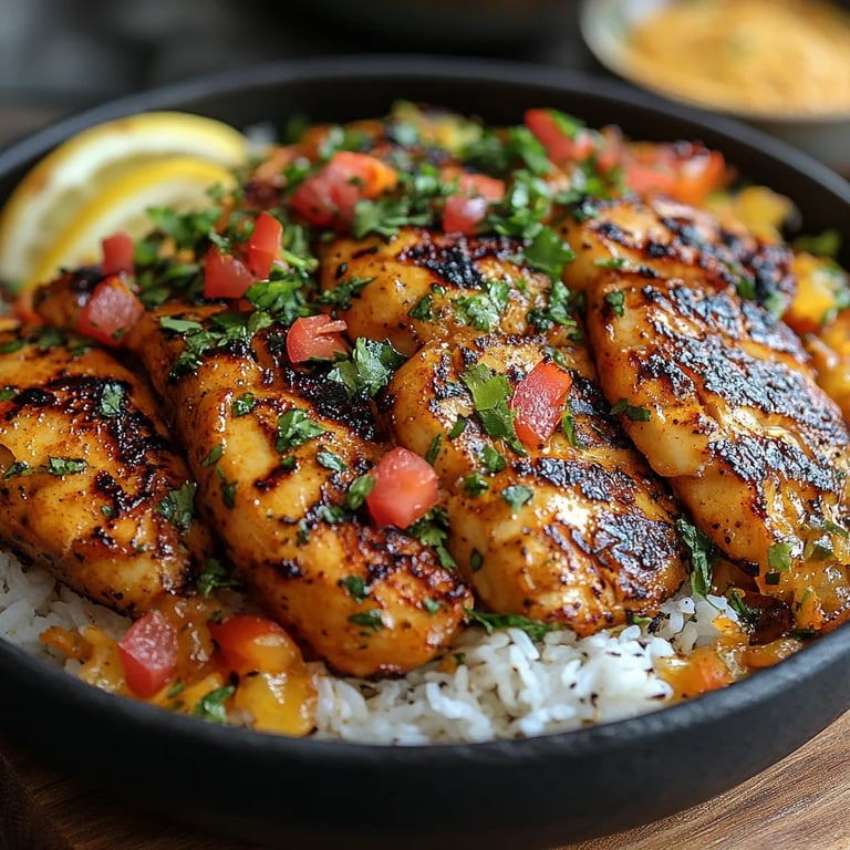 Poulet Tandoori avec Riz à la Noix de Coco Épicé : Une Recette Incroyable Ultime