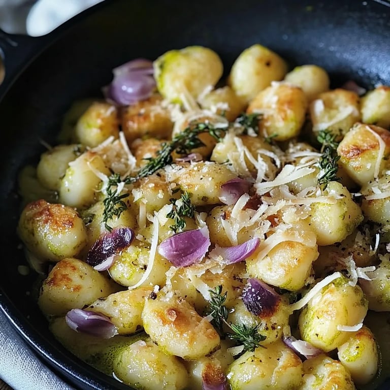 Gnocchi-Rosenkohl-Pfanne