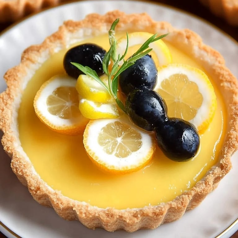 Vegane Zitronentörtchen