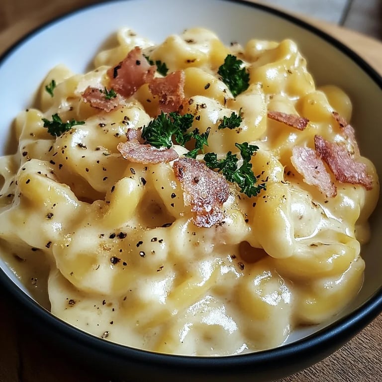 Käse-Schinken-Sahne Spätzle