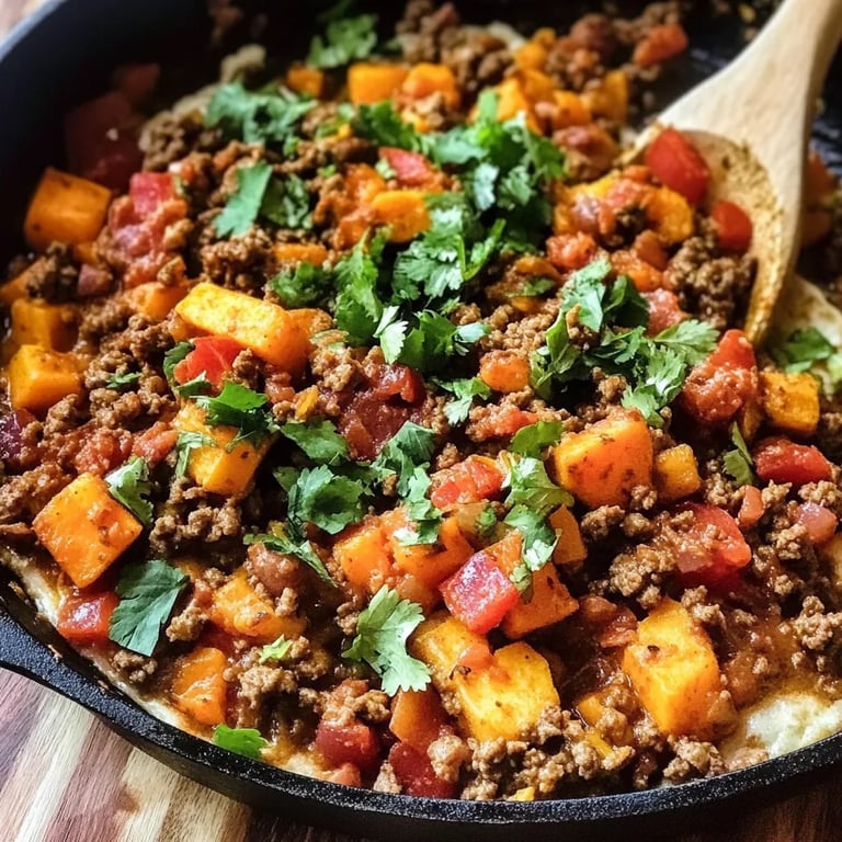 Southwest Ground Beef & Sweet Potato Skillet: An Amazing Ultimate Recipe