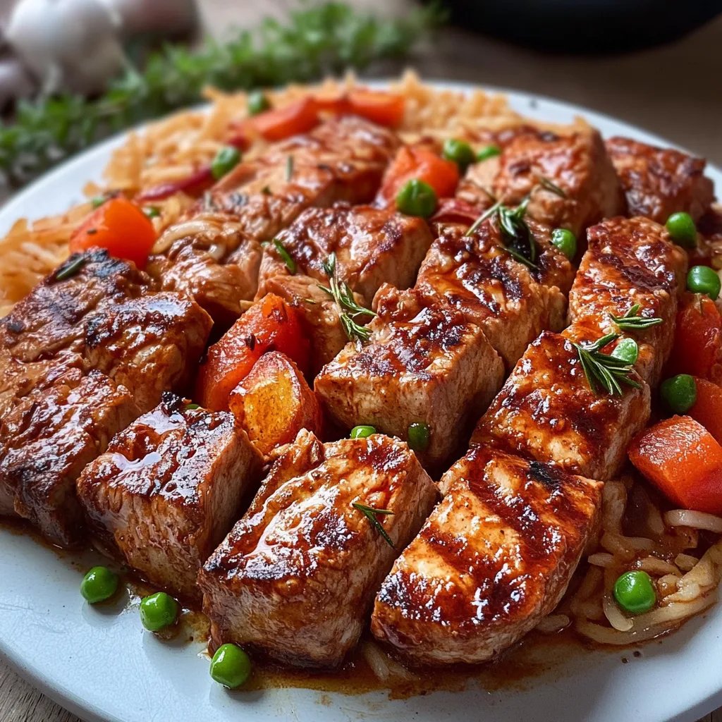 Serbisches Reisfleisch