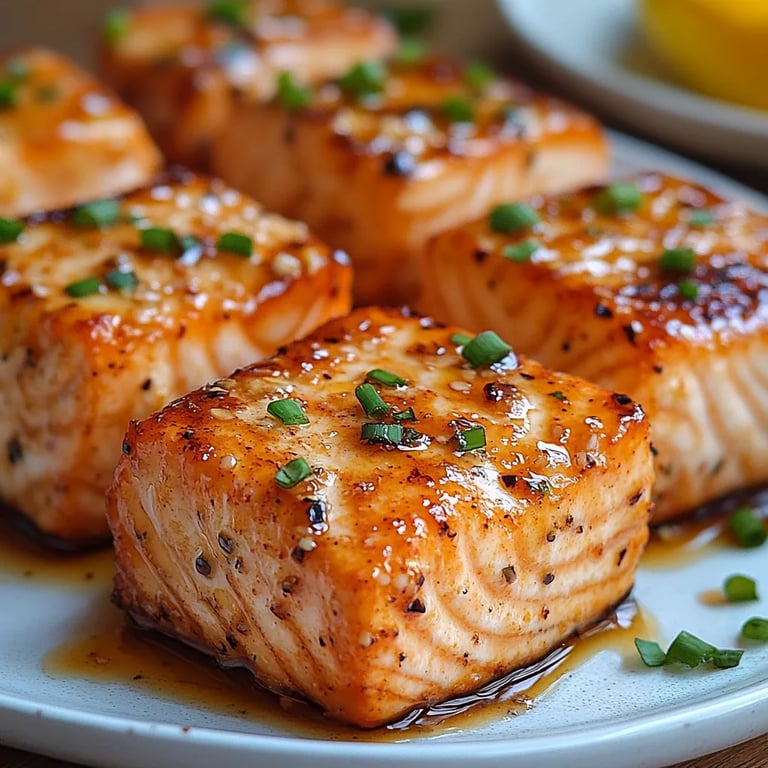 <p>Pedaços de Salmão Keto com Molho de Alho e Mel: Uma Receita Incrível e Definitiva</p>