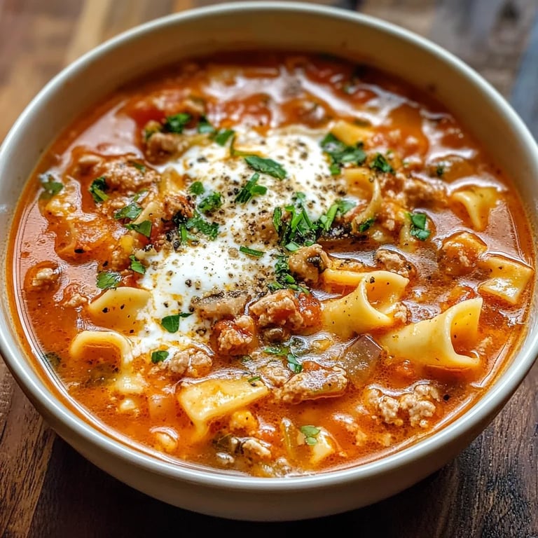 Creamy Lasagna Soup