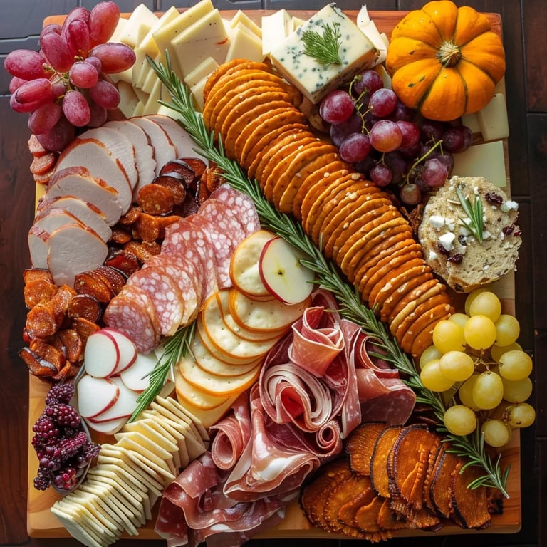 Thanksgiving Turkey Charcuterie Board
