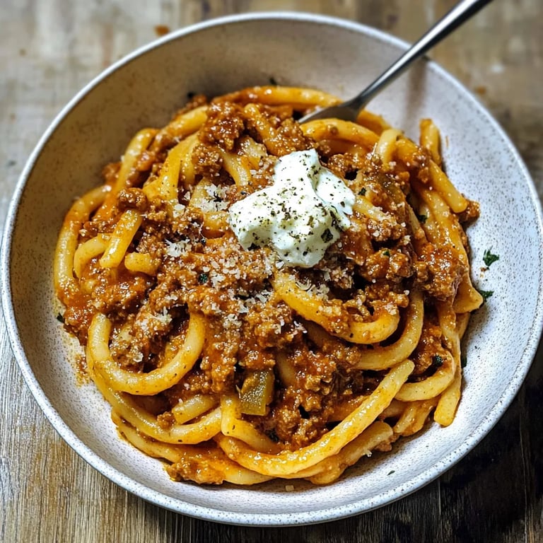 Pumpkin Beef Bolognese