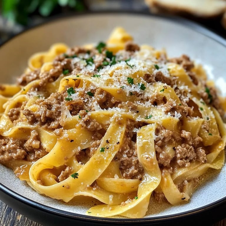 Weiße Bolognese