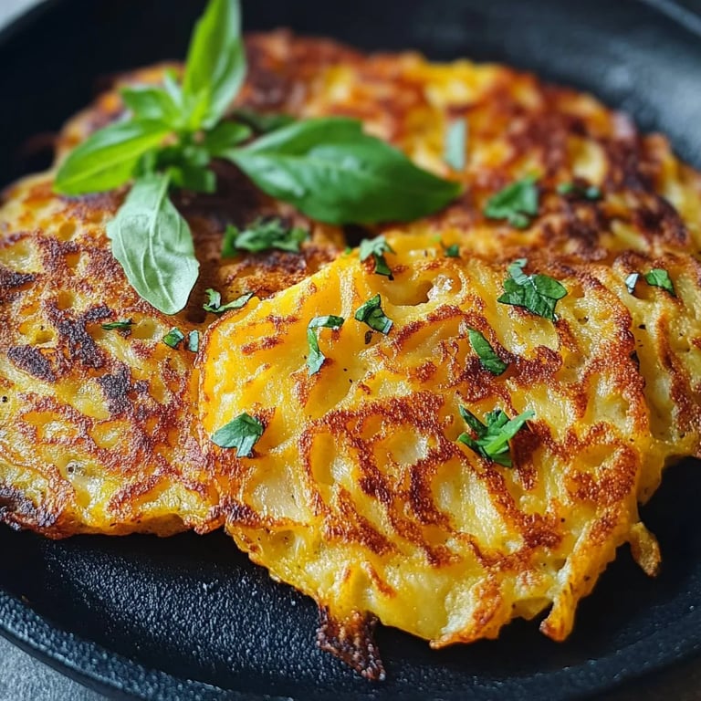 Schweizer Rösti aus rohen Kartoffeln