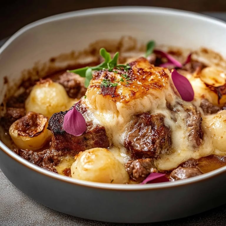 Blumenkohl-Auflauf mit Hackfleisch