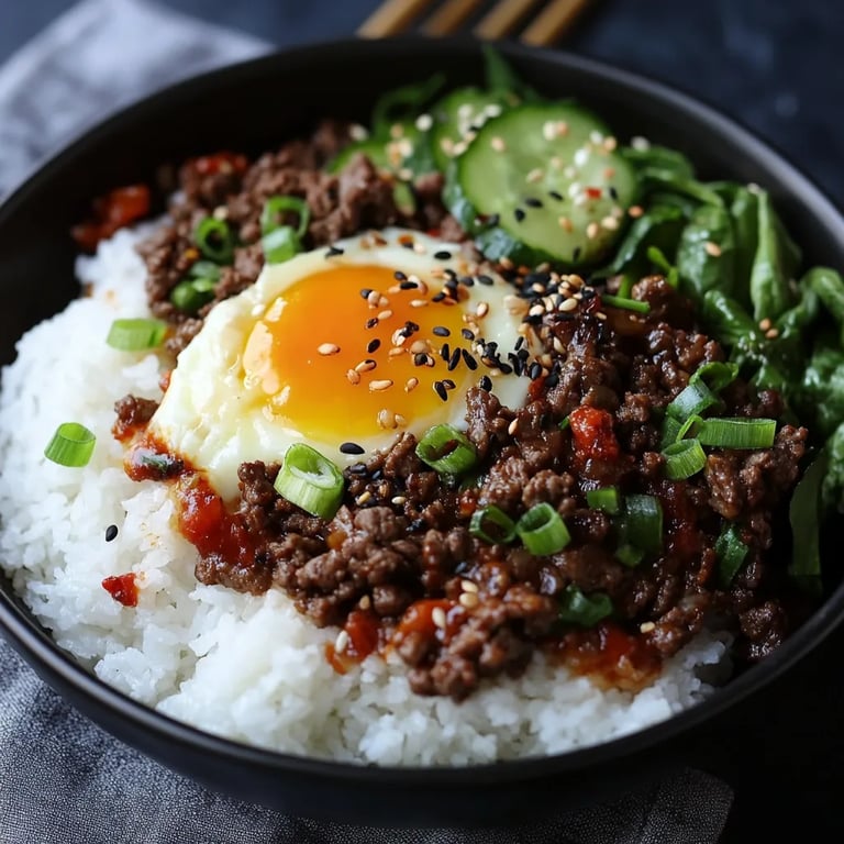 Quick & Easy Korean Ground Beef Bowl – Better Than Takeout!