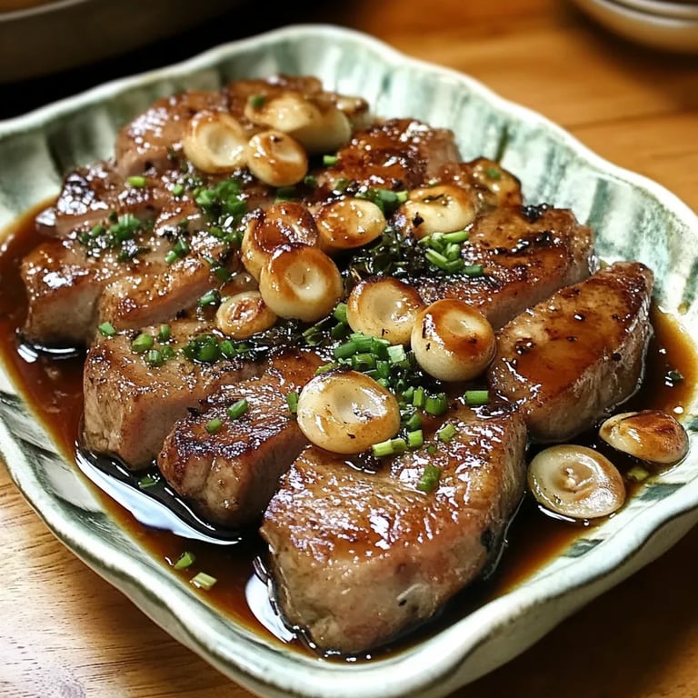 Solomillo de Cerdo al Ajillo con Champiñones: Una Increíble Receta Secreta