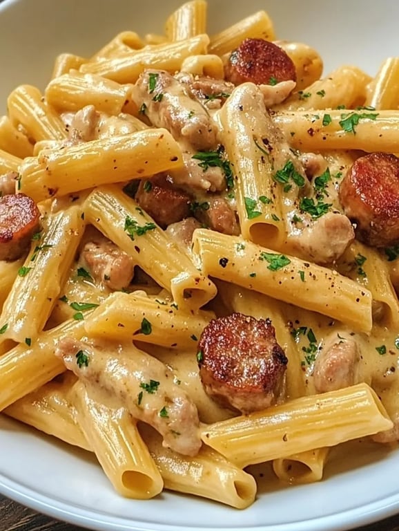 Creamy Smoked Sausage Pasta