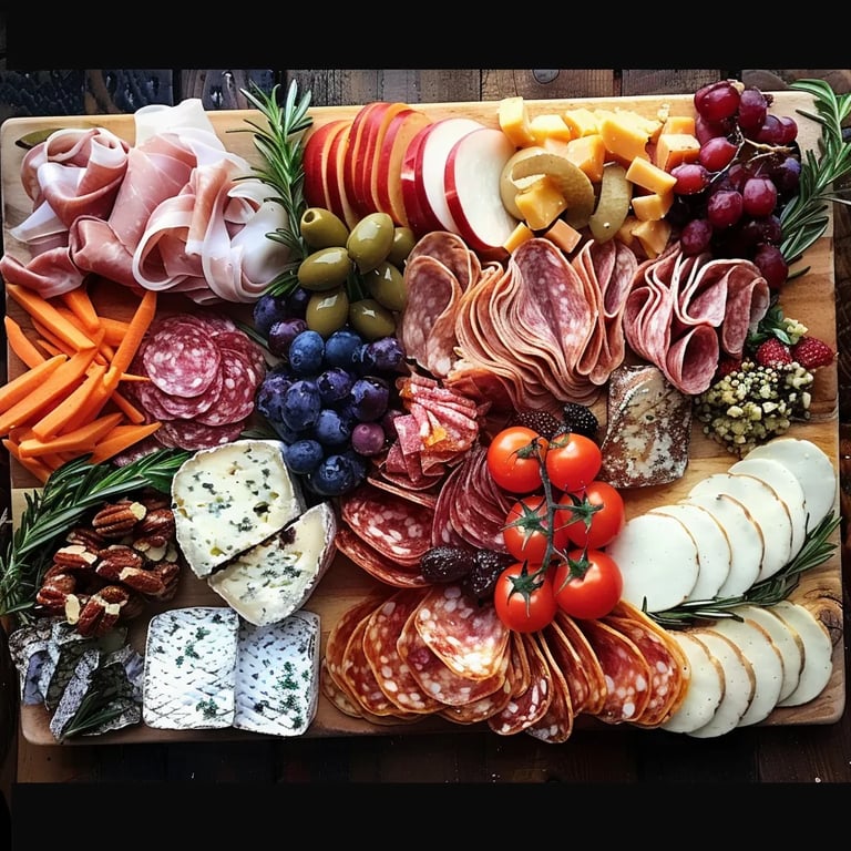 Turkey Shaped Charcuterie Boards