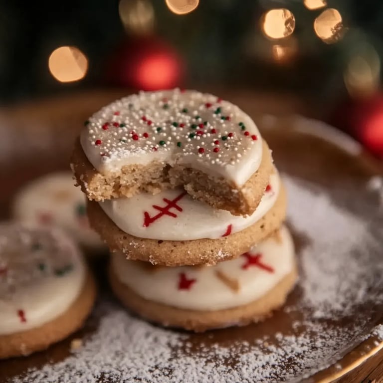 Weihnachts-Streusel-Zuckerkekse